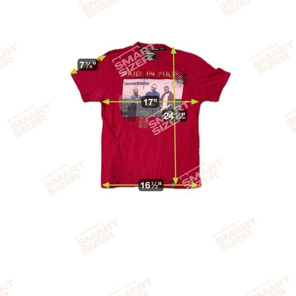 Cam'ron Paid In Full Shirt Men’s Medium Red Dipset Rap Tee Kryptic Music - Picture 5 of 5